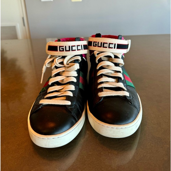 Women’s Gucci high top sneakers. - Picture 3 of 7